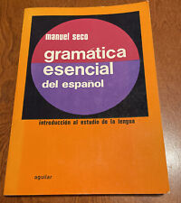 Gramatica Esencial del Español Introduccion al Estudio de la Lengua, Seco 1982 comprar usado  Enviando para Brazil