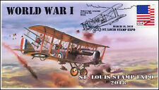 18-085, 2018, I wojna światowa, obrazkowy znak pocztowy, St Louis Stamp Expo, okładka wydarzenia, na sprzedaż  Wysyłka do Poland