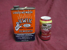 EMPTY dry CAN Vintage Print Ad Kwik Paint & Varnish All Purpose Remover onequart for sale  Shipping to South Africa