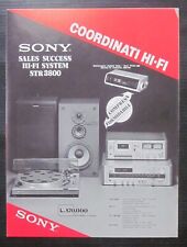Sony coordinati brochure usato  Boves