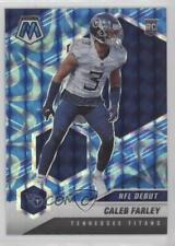 2021 Panini Mosaic NFL Debut Reactive Blue Prizm Caleb Farley #258 Rookie RC, used for sale  Shipping to South Africa