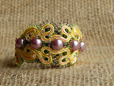 Soutache bracelet cultured for sale  Ireland