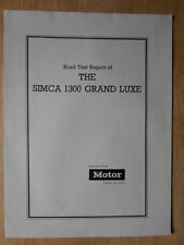 Simca 1300 grand for sale  BENFLEET