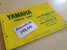 Yamaha parts list d'occasion  Decize