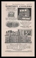 1930 Northey Mfg refrigerador refrigerador estuche de exhibición Waterloo Iowa anuncio impreso vintage segunda mano  Embacar hacia Mexico