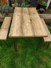 Table benches made for sale  COALVILLE