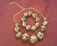 Snakeskin patterned necklace for sale  WICK