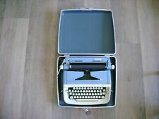 Vintage 1960's Royal Aristocrat Portable Typewriter with Case Baby Blue / Cream for sale  Shipping to South Africa