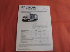Folheto folheto de caminhão Hyundai HD78 mercado russo 2010 comprar usado  Enviando para Brazil