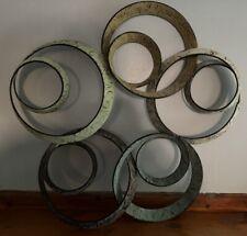 Metallic rings circles for sale  Liverpool
