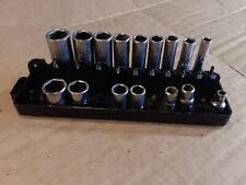 Matco SAE 1/4 Drive Deep And Shallow Socket Set As Pictured Tools for sale  Shipping to South Africa