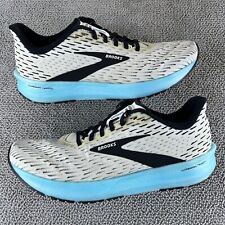 Brooks Hyperion Tempo White Black Blue Running Shoes Men's Size 9.5D NO INSOLES, used for sale  Shipping to South Africa