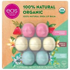 Bálsamo labial Eos sorbet de morango, feijão baunilha e sabores doces menta 100% natural comprar usado  Enviando para Brazil