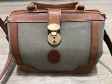 Swaine Adeney Brigg - Leather canvas Hand bag Good used condition. for sale  Shipping to South Africa