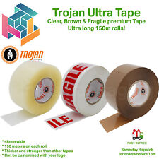 Packing Tapes Tape Rolls Extra Long Clear Strong parcels  48mm x 150m ✔3 x EXTRA for sale  Shipping to South Africa