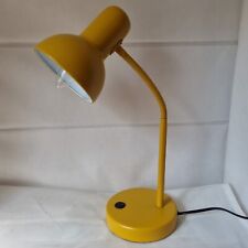 YELLOW ANGLED DESK SPOTLAMP BEDSIDE LAMP  Adjustable Head Table Lamp John Lewis, used for sale  Shipping to South Africa