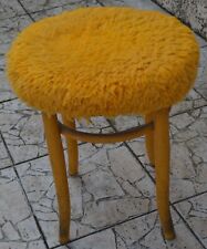 Tabouret bois fourrure d'occasion  Saint-Denis-de-Pile