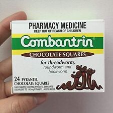24 quadrados de chocolate COMBANTRIN comprar usado  Enviando para Brazil