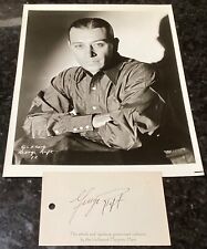 George raft signed for sale  WEST BYFLEET