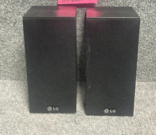 Used, LG Surround Sound Speakers Pair S62S1-S For Home Theater System In Black Color for sale  Shipping to South Africa
