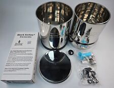 Sistema de purificação de água Travel Berkey 1,5 galão aço inoxidável com 2 filtros, usado comprar usado  Enviando para Brazil