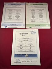 Wwf match cards for sale  Strongsville