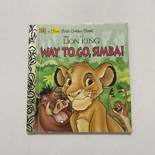 Livro Disney Rei Leão Way to Go Simba por Ann Braybrooks 1996 Little Golden Book comprar usado  Enviando para Brazil