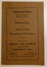 Marshall clayton thrashing for sale  Shipping to Ireland