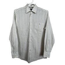 Usado, Camisa masculina manga longa xadrez tamanho 40 média com botões Lacoste França comprar usado  Enviando para Brazil