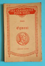 Goethe egmont livre d'occasion  Juvisy-sur-Orge