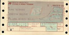 Biglietto del treno usato  Albenga