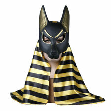 Máscara egípcia anúbis capuz cosplay anúbis lobo Halloween máscara adereços comprar usado  Enviando para Brazil