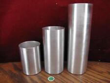 Conjunto de (3) moldes de alumínio sem costura 3" diâmetro base de contorno para fabricação de velas pilares comprar usado  Enviando para Brazil