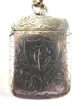 Antique silver vesta for sale  NEWMARKET