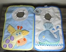 Vintage Large Pullover TERRY CLOTH BIBS ~ Mullin Square Kids! Baby Bibs 1990s, used for sale  Shipping to South Africa