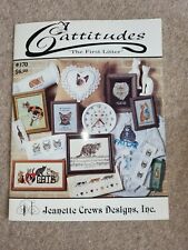 Catitudes cross stitch for sale  KETTERING
