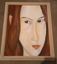 Framed painting jeanne for sale  LONDON