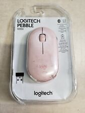 Usado, Mouse portátil sem fio Logitech M350 Pebble - Cinza/rosa comprar usado  Enviando para Brazil
