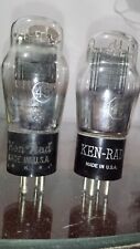 Tested NOS CLOSELY MATCHED PAIR KEN-RAD  45 145/245/345 ST TUBE TV-7/u Tested for sale  Shipping to South Africa