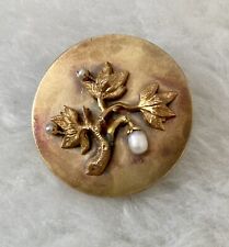 Brosche antik perlen gebraucht kaufen  Rheinhausen-Bergheim