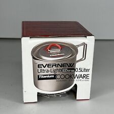 VENDEDOR DOS EUA Evernew Titanium Mug Pot 500 ml ECA266R Ultra Light Camp CAIXA DANIFICADA comprar usado  Enviando para Brazil