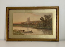 Antique victorian watercolour for sale  HUNGERFORD