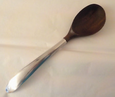 Vintage NAMBE Wood & Metal Server Spoon, Metal Handle, 13 1/2 inches, used for sale  Shipping to South Africa
