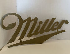 Miller beer metal for sale  Earlville