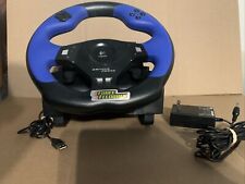Used, Logitech Driving Force Feedback E-UC2 Steering Wheel Only for PS2/PS3/PC W/Power for sale  Shipping to South Africa