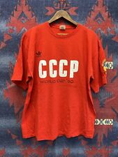 Camiseta vintage Adidas CCCP Copa Mundial de Rusia 1990 punta única XL años 90 segunda mano  Embacar hacia Argentina
