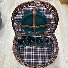 Vintage rattan picnic for sale  Campton
