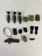 LOT OF 14 VTG 90s GI Joe Machette bombs gun pouch fins For 1/6 Scale 12" Figures for sale  Shipping to South Africa