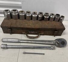 VINTAGE CRAFTSMAN TOOLS 10 -pc. ,3/4" DRIVE SOCKET SET, used for sale  Shipping to South Africa
