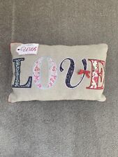 Bhs embroidered cushion for sale  STANMORE